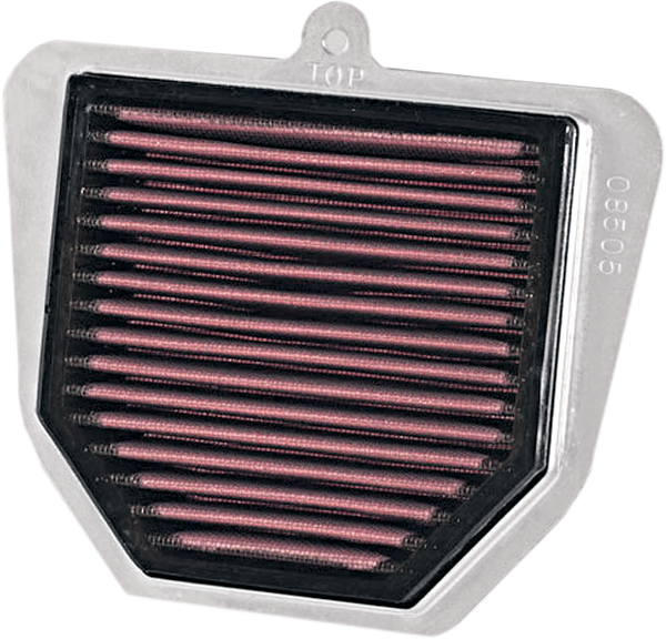 High-flow Air Filter Black, Red, 1, nordicamoto.ro