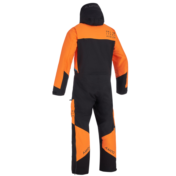 AMOQ Eclipse V3 Monosuit Orange/Black/Turquoise XS, 5, nordicamoto.ro