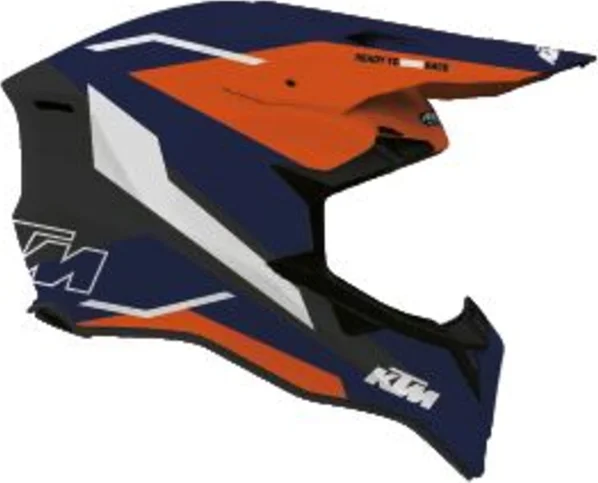 KTM WRAAAP gyermek sisak, kék/narancssárga, XXS/51–52, 1, nordicamoto.ro