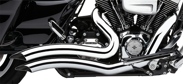 Speedster Swept Short Exhaust System Chrome, 1, nordicamoto.ro