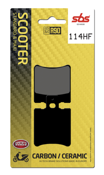 Hf Street Ceramic Organic Brake Pads, 2, nordicamoto.ro
