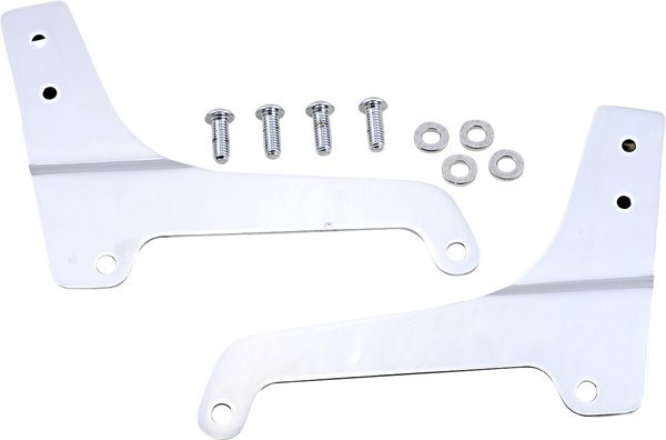 Sissy Bar Side Plates Silver, 1, nordicamoto.ro