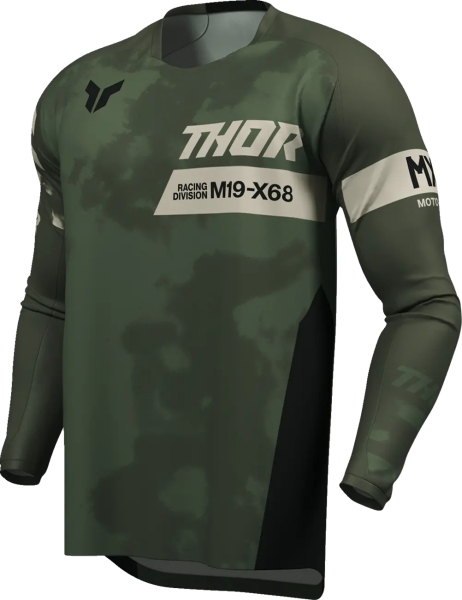 Tricou Thor Launchmode Bleach Verde/Negru 3XL, 8, nordicamoto.ro