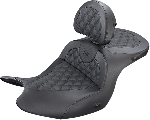 Roadsofa Lattice Stitch Heated Seat Black, 1, nordicamoto.ro
