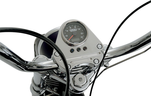 Programmable Mini Electronic Speedometer With Odometer/tripmeter Black, 1, nordicamoto.ro