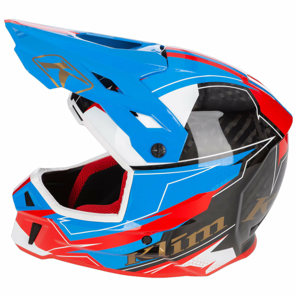 Klim F3 Carbon ECE Unruly fekete–fehér motoros sisak, 49, nordicamoto.ro