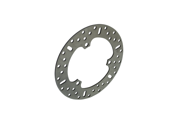 Round D-series Scooter Brake Rotor Silver, Stainless Steel, 1, nordicamoto.ro