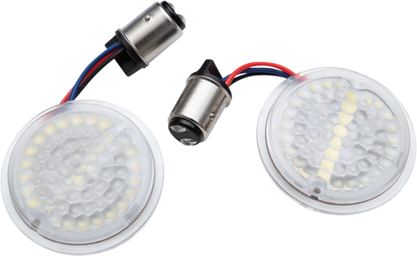 Universal Turn Signals Amber, White, 2, nordicamoto.ro