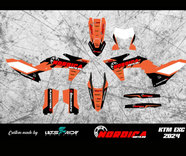 NordicaMoto KTM EXC 24–25 matricakészlet, 1, nordicamoto.ro