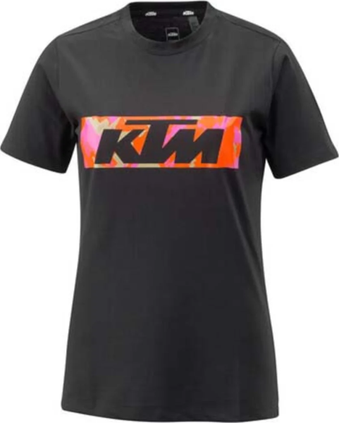 KTM női Camo Black póló, S-es méret, 1, nordicamoto.ro