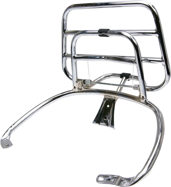 Rear Folding Luggage Rack Silver, 1, nordicamoto.ro