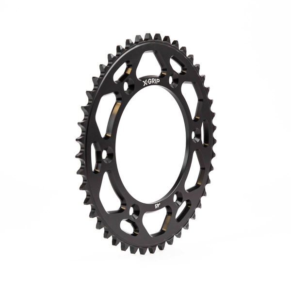 X-GRIP JAWS KTM/HUSQVARNA hátsó lánckerék, 45 fog, fekete, 1, nordicamoto.ro