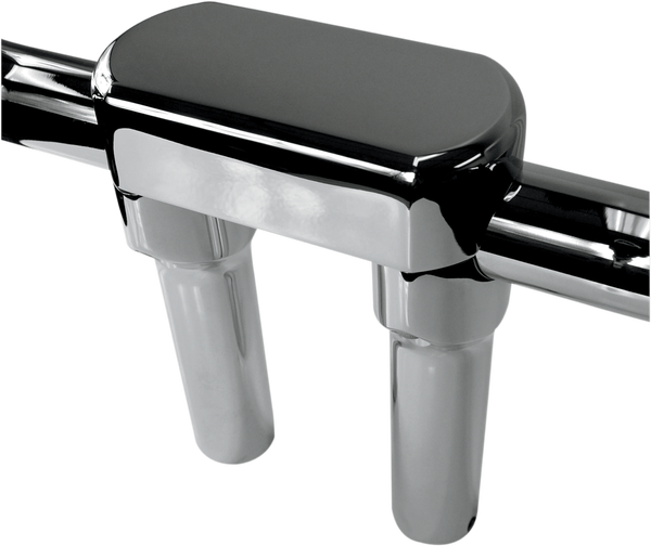 Handlebar Riser & Top Clamp Kit Black, 1, nordicamoto.ro