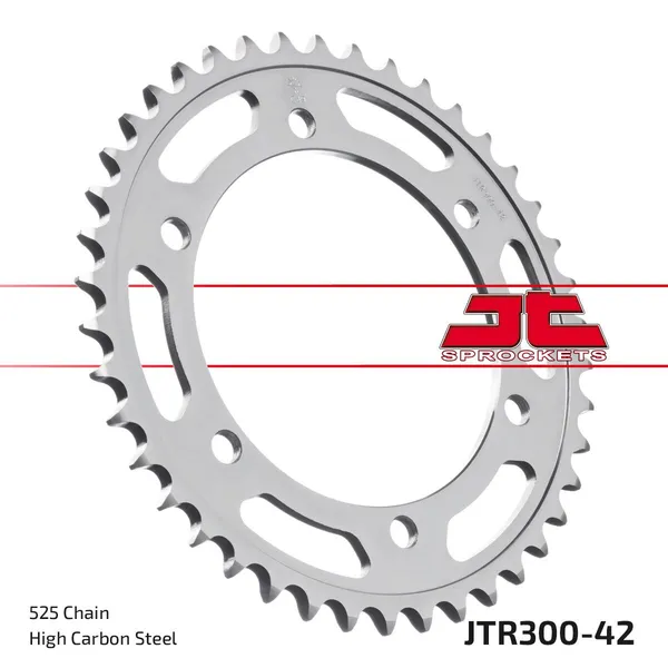 JT SPROCKETS hátsó lánckerék, természetes színű, 1, nordicamoto.ro