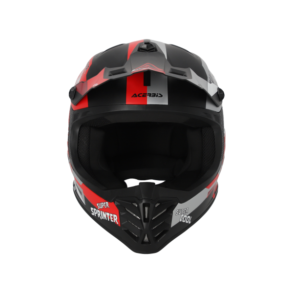 Acerbis Profile gyermek sisak, fekete/piros, T54, 5, nordicamoto.ro