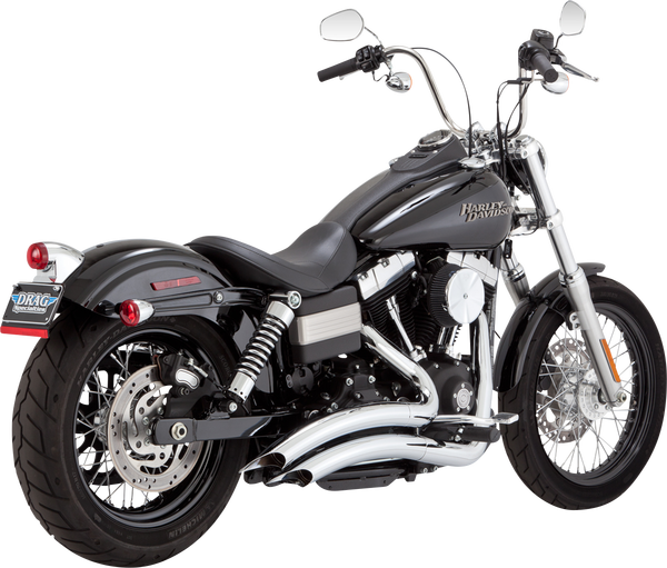 Big Radius Exhaust System Chrome, 2, nordicamoto.ro