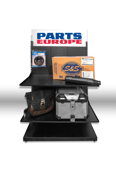 Display Shelf Black, 2, nordicamoto.ro