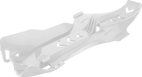 Fortress Skid Plate White, 2, nordicamoto.ro