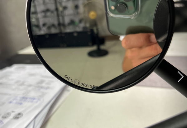 Universal Handlebar Mirrors Black, 2, nordicamoto.ro