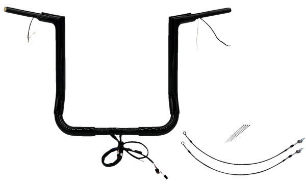 Plug & Play Ez Install 1-1/2(r) Flat Top Handlebar Kit Black, 1, nordicamoto.ro