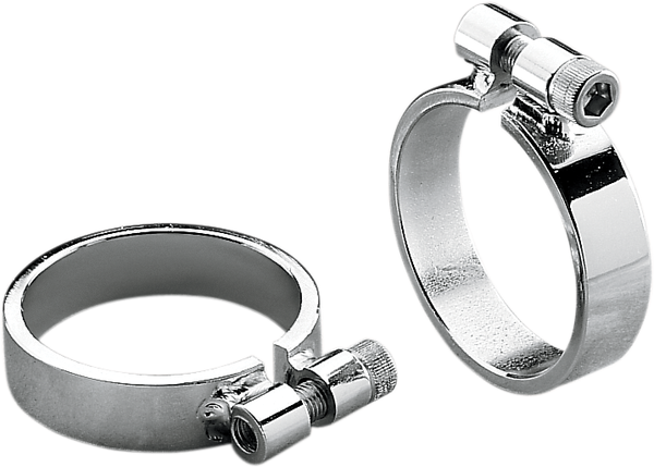 Super Exhaust Port Clamps Chrome, 1, nordicamoto.ro