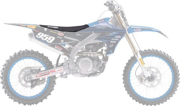 Replica Team Seat Cover Blue, 2, nordicamoto.ro