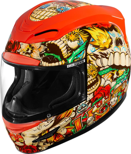 Helmet Am Losmuertos Red 3x Multi, Orange 3XL, 1, nordicamoto.ro