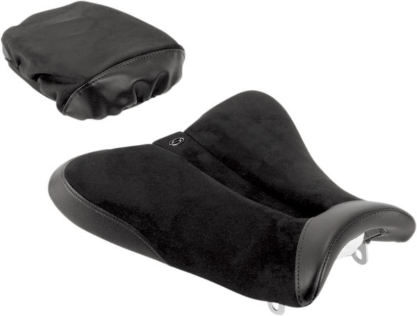 Solo Seat Gel-channel - Sport Front Saddlesuede Black|black Black, 1, nordicamoto.ro