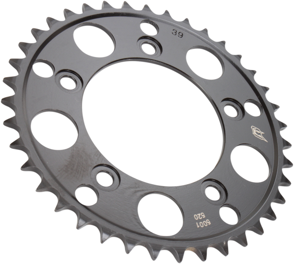 Lightweight Steel Sprocket Black, Zinc, 1, nordicamoto.ro