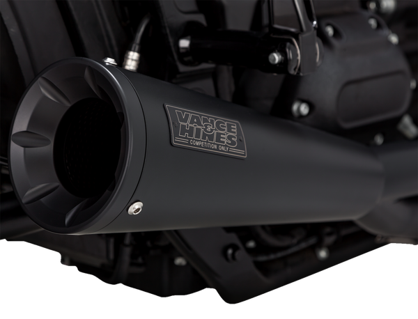 2-into-1 Upsweep Exhaust System Black, 3, nordicamoto.ro