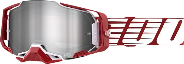 Ochelari 100% Armega OD Red Silver Lentila colorata, 1, nordicamoto.ro