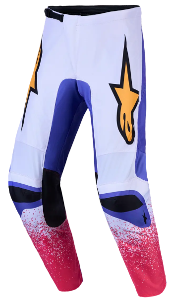 Alpinestars Fluid Drag nadrág, fehér/kék/arany/lila, 44-es méret, 1, nordicamoto.ro