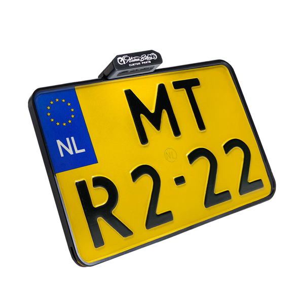 License Plate With Taillight Black, 2, nordicamoto.ro