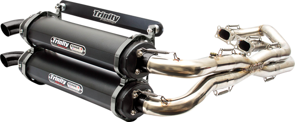 Stage 5 Dual Exhaust System Black, 1, nordicamoto.ro