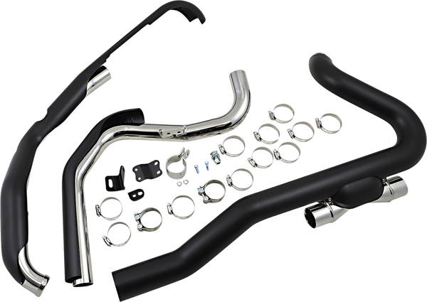 Pro Chamber Headpipes For Trikes Black, Powder-coated, 2, nordicamoto.ro