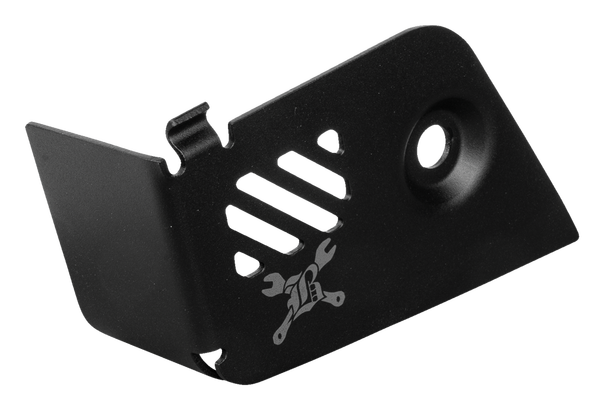 Slash Cut Rear Brake Reservoir Cover Black, 2, nordicamoto.ro