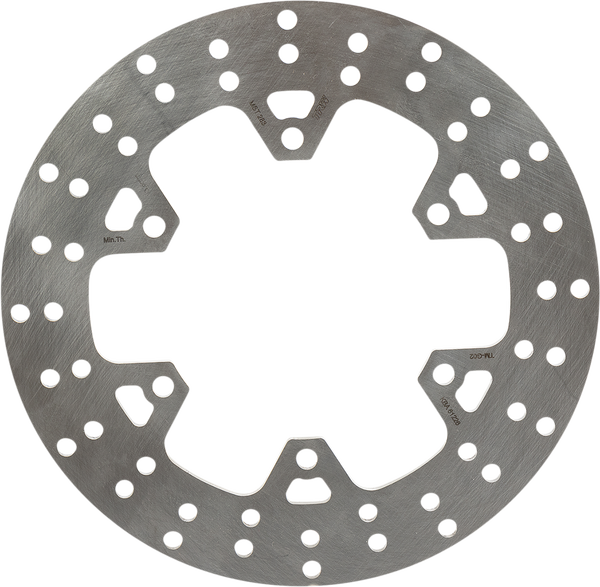 Brake Rotor Fixed Round Silver, 1, nordicamoto.ro