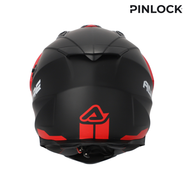 Acerbis Flip FS-606 teljes arcú sisak 22-06 szürke/piros M, 4, nordicamoto.ro