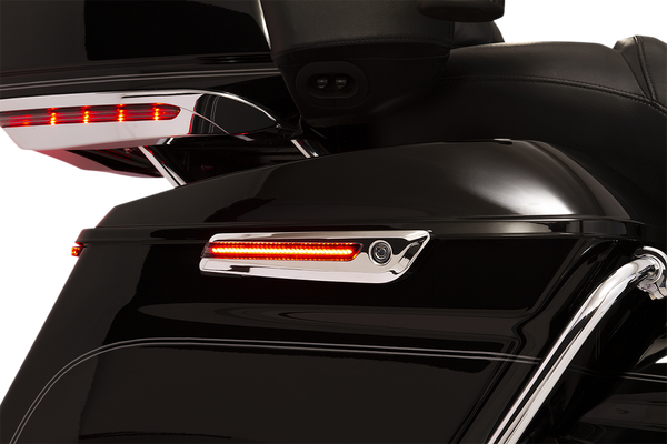 Led Saddlebag Hinge Covers Silver, 2, nordicamoto.ro