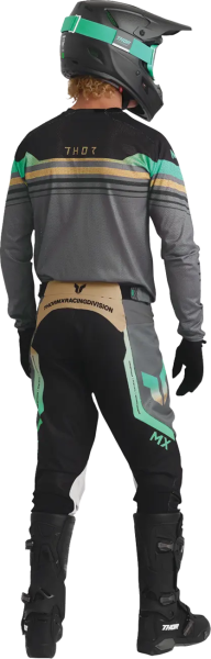 Pantaloni Thor Launchmode Air Raptor Gri/Negru 30, 2, nordicamoto.ro