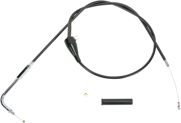 Black Vinyl Throttle/idle Cable Black, 2, nordicamoto.ro