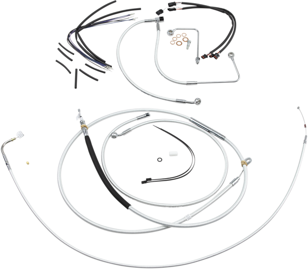 Sterling Chromite Ii® Designer Handlebar Installation Kit Silver, 2, nordicamoto.ro