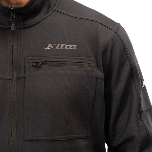 Geaca Snowmobil Klim Glacier Mid Layer Cabernet - Black, 39, nordicamoto.ro
