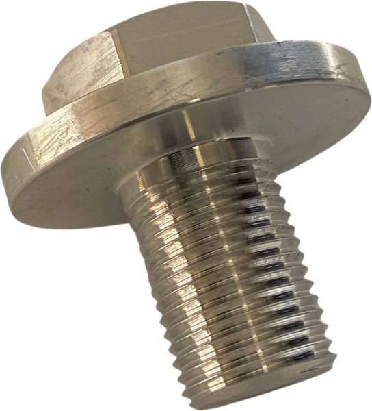 Steering Stem Bolt Raw, Aluminum, 1, nordicamoto.ro