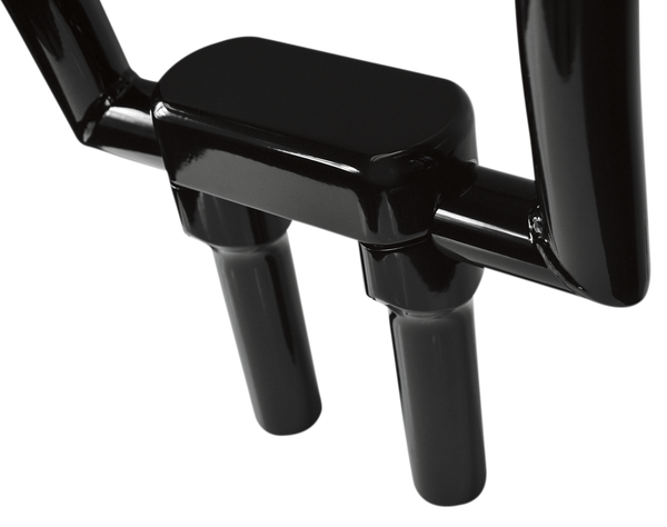Handlebar Riser & Top Clamp Kit Black, 2, nordicamoto.ro