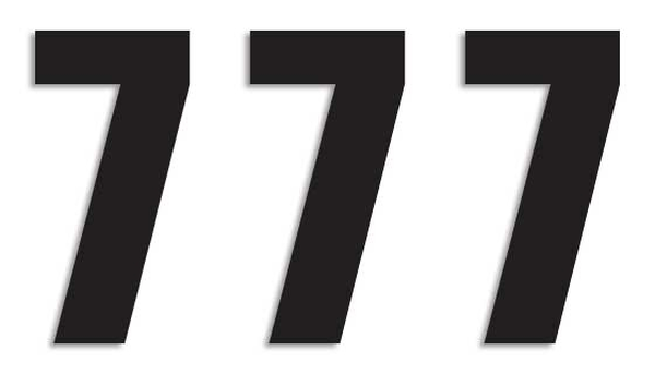Two Series Numbers Black, 1, nordicamoto.ro