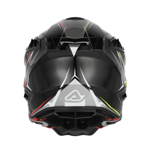 Acerbis Airstrike-X sisak, fekete/narancssárga fluoreszkáló, XXL, 8, nordicamoto.ro