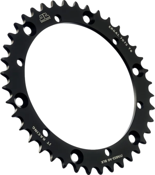 JT SPROCKETS Racelite Aluminum Rear Sprocket Silver, 2, nordicamoto.ro