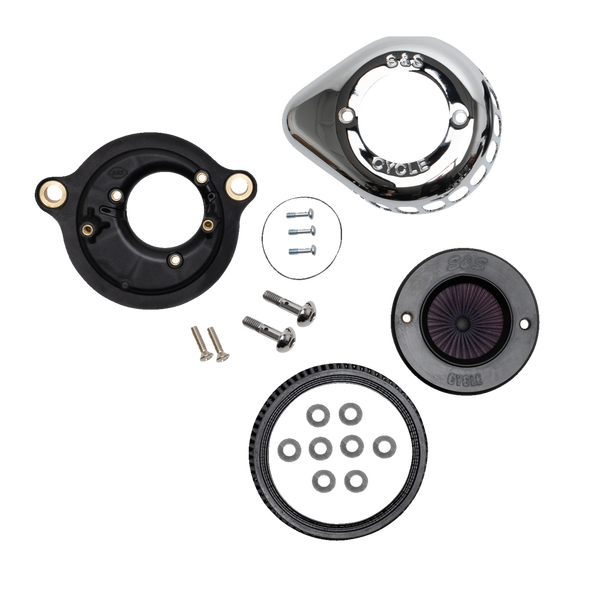 Air Stinger Air Cleaner Kit Silver, 1, nordicamoto.ro