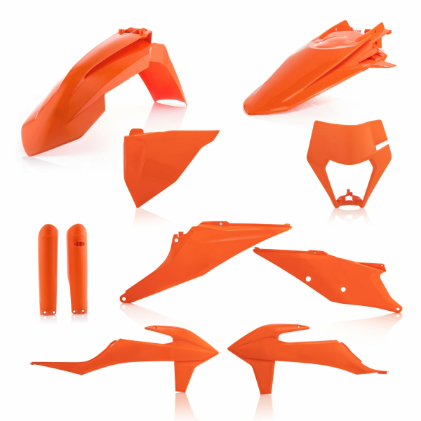 Acerbis teljes műanyag készlet a KTM EXC/EXC-F 2020–2023-as modellekhez, fekete, 5, nordicamoto.ro